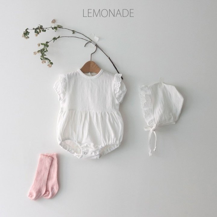 Lemonade - Korean Baby Fashion - #babywear - Pure Short Sleeve Suit - 3