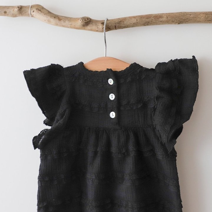 Lemonade - Korean Baby Fashion - #babyoutfit - Wedding (Romper + Hat Set) - 4