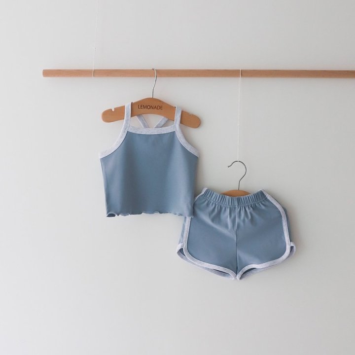 Lemonade - Korean Baby Fashion - #babywear - Gelato (Sleeveless Top + Shorts) - 3