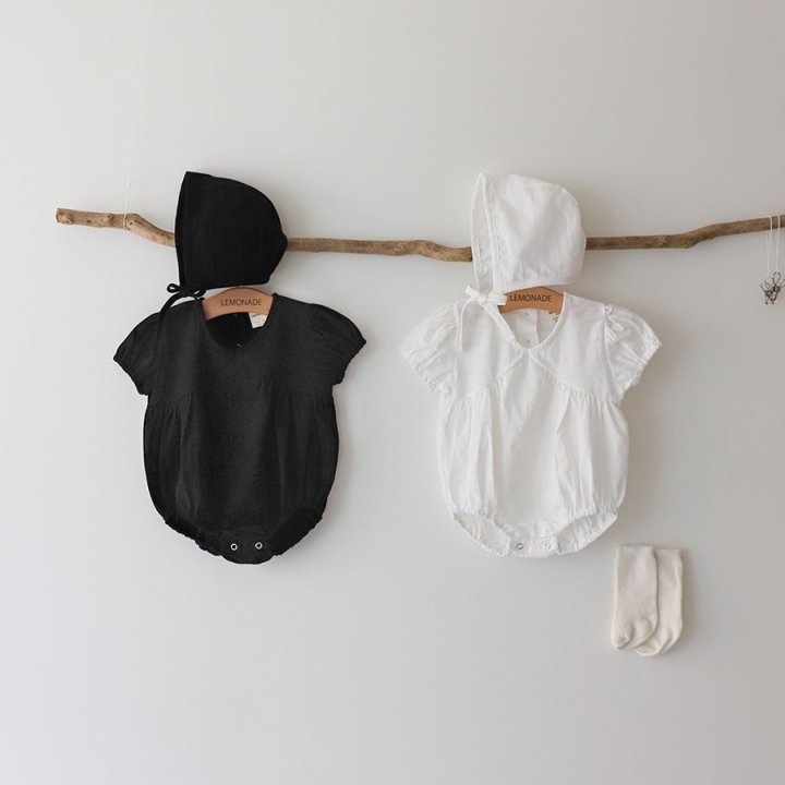 Lemonade - Korean Baby Fashion - #babywear - Shalom (Romper + Hat Set)
