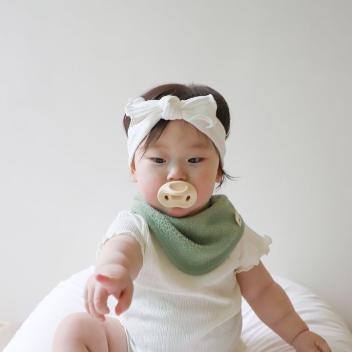 Lemonade - Korean Baby Fashion - #babywear - Terry Triangle Bib - 10