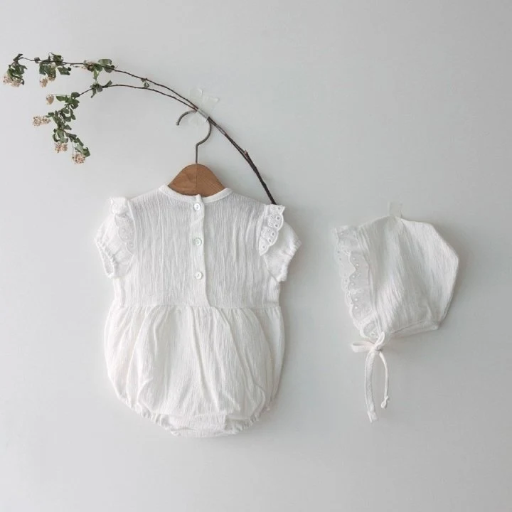 Lemonade - Korean Baby Fashion - #babywear - Pure Short Sleeve Suit - 4