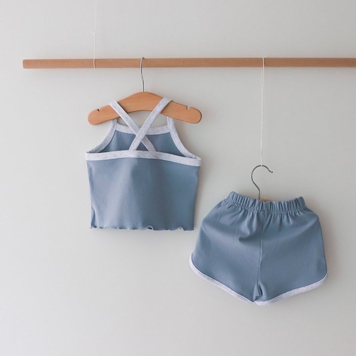 Lemonade - Korean Baby Fashion - #babywear - Gelato (Sleeveless Top + Shorts) - 4