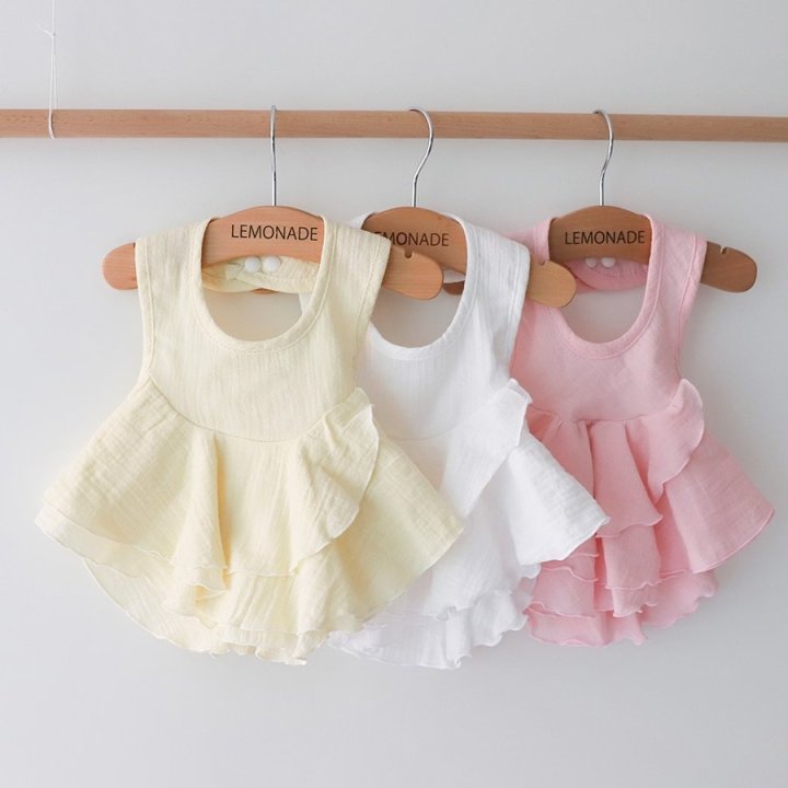 Lemonade - Korean Baby Fashion - #onlinebabyboutique - Hula Hula Bib - 3