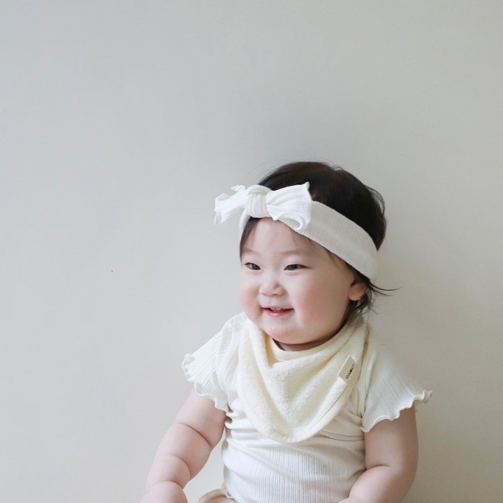 Lemonade - Korean Baby Fashion - #onlinebabyboutique - Terry Triangle Bib - 11