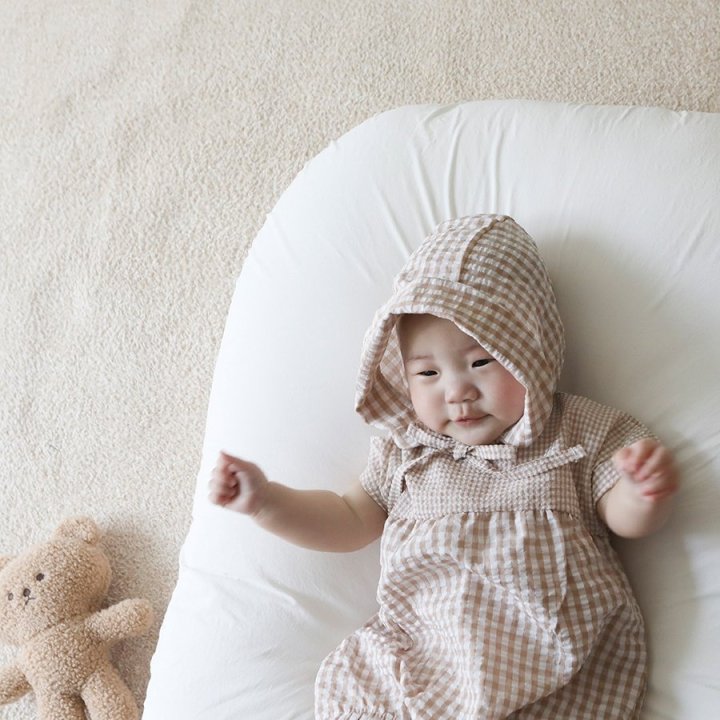 Lemonade - Korean Baby Fashion - #onlinebabyboutique - Juki (Romper + Hat Set) - 9
