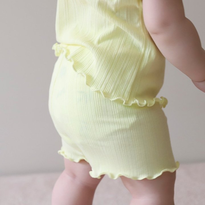 Lemonade - Korean Baby Fashion - #onlinebabyshop - Macaron Set (Tee + Shorts) - 9