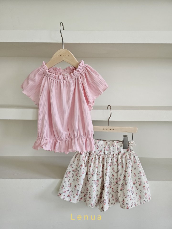 Lenua - Korean Children Fashion - #Kfashion4kids - Flower Culotte Pants - 8