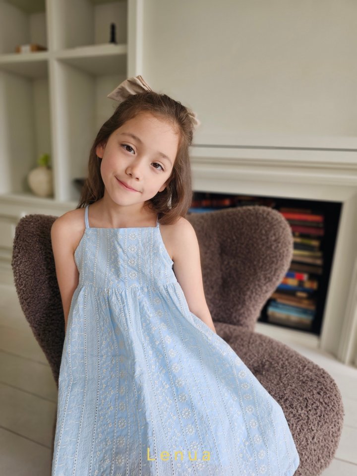 Lenua - Korean Children Fashion - #Kfashion4kids - Erin Embroidered One-piece - 3