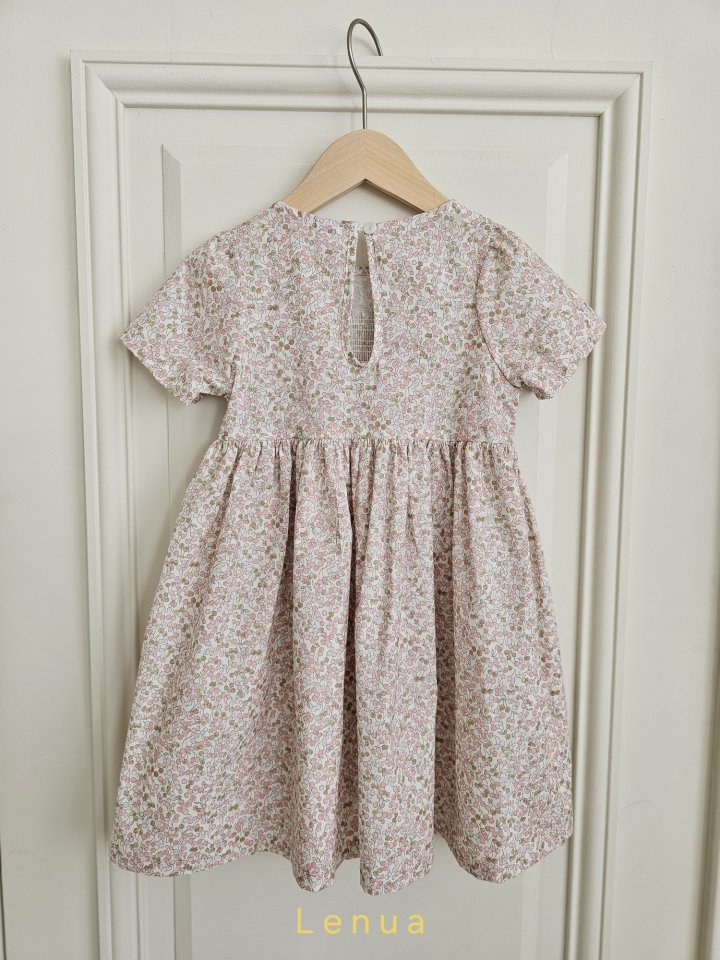 Lenua - Korean Children Fashion - #childofig - Cherry Shirred One-piece - 6