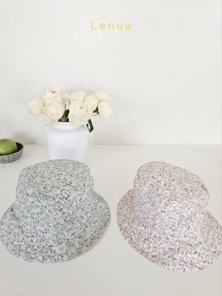 Lenua - Korean Children Fashion - #childofig - Cherry Reversible Bucket Hat - 2