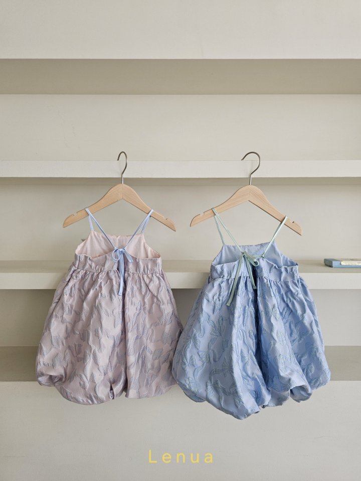 Lenua - Korean Children Fashion - #childofig - Ribbon Jacquard One-piece - 8
