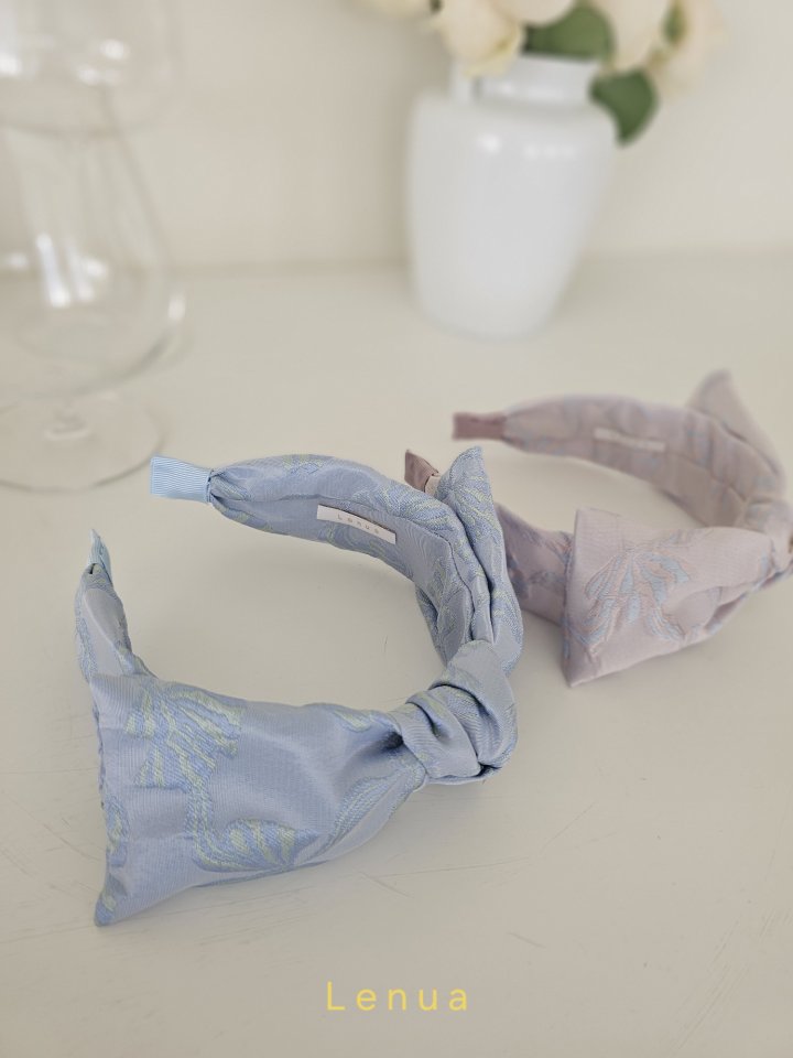 Lenua - Korean Children Fashion - #childrensboutique - Ribbon Jacquard Headband - 2