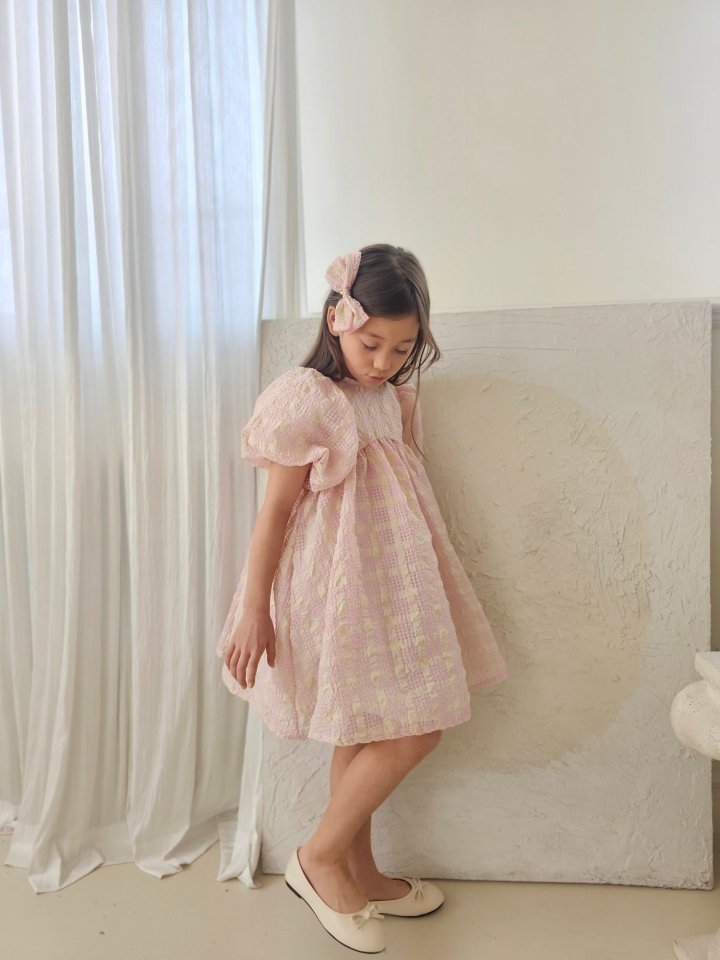 Lenua - Korean Children Fashion - #childrensboutique - Shine Check One-piece - 9