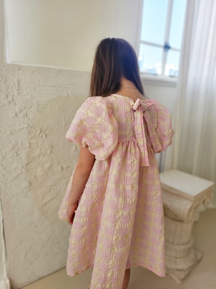 Lenua - Korean Children Fashion - #discoveringself - Shine Check One-piece - 11