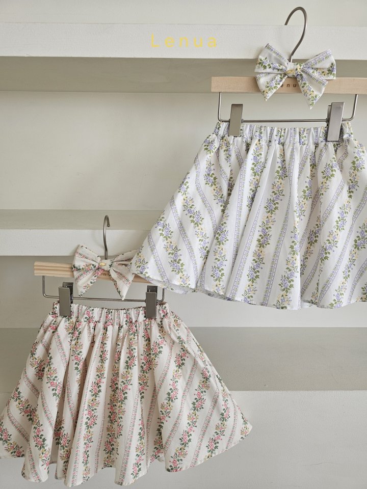 Lenua - Korean Children Fashion - #fashionkids - Garden Flare Skirt - 2