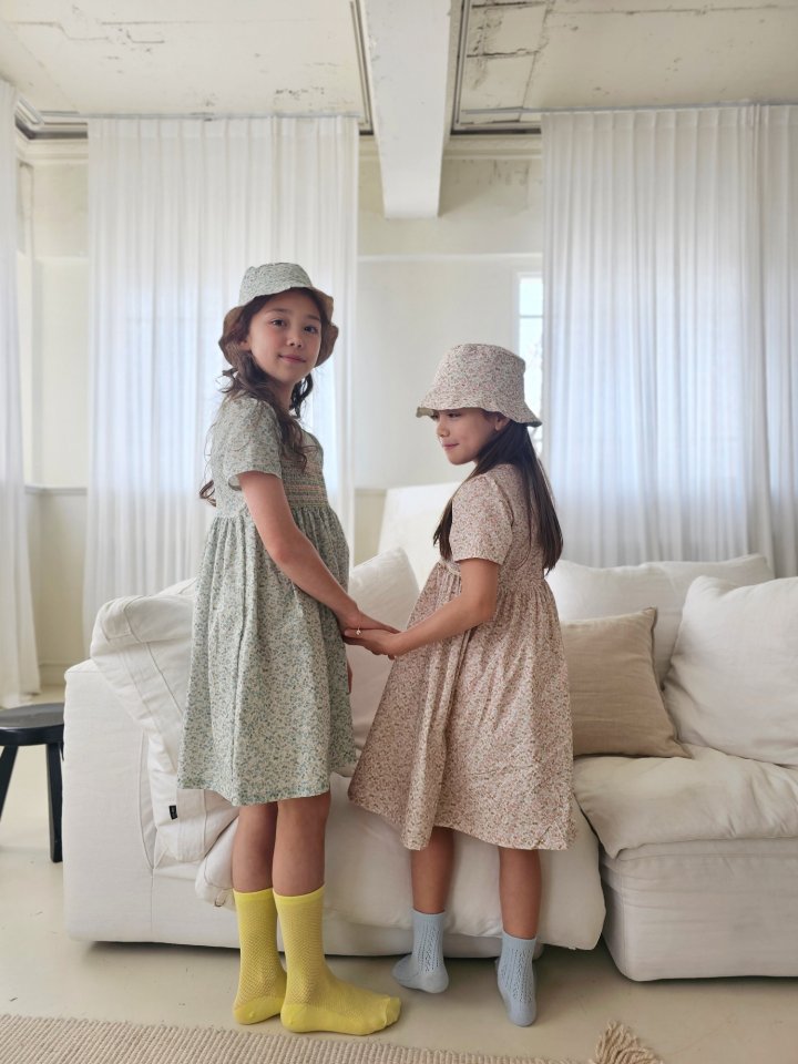 Lenua - Korean Children Fashion - #kidsshorts - Cherry Shirred One-piece - 11