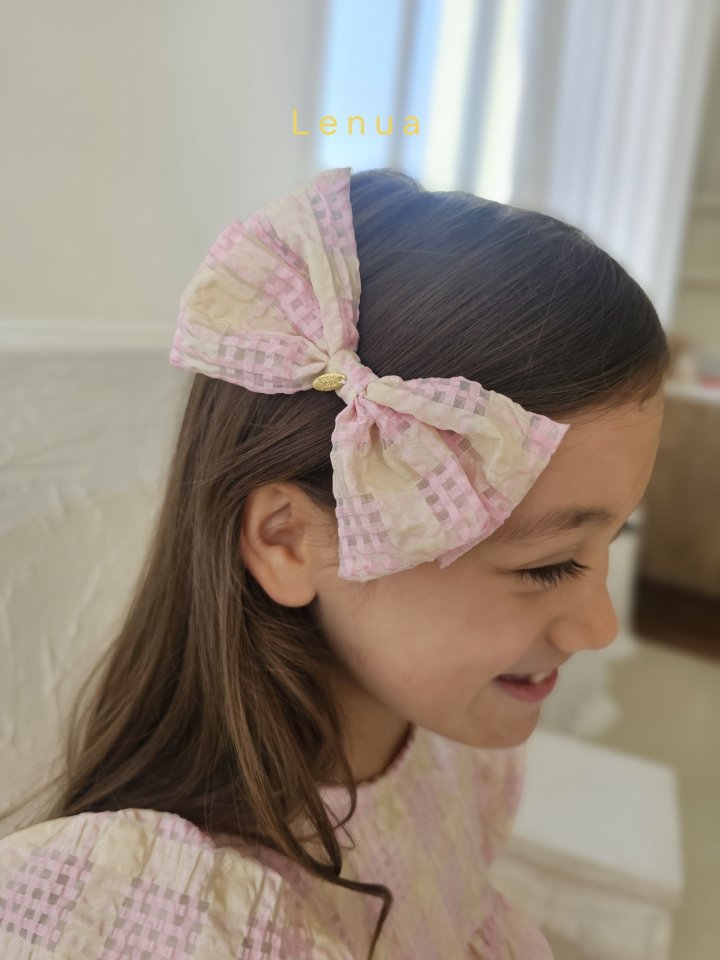 Lenua - Korean Children Fashion - #kidsstore - Shine Check Claw Clip - 5