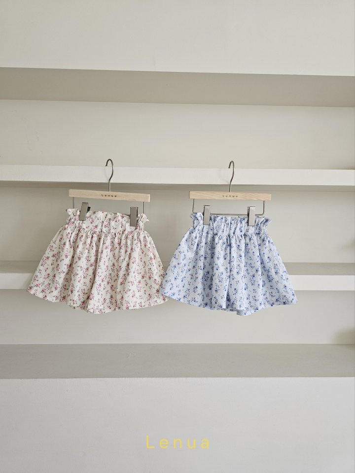Lenua - Korean Children Fashion - #kidsstore - Flower Culotte Pants - 6