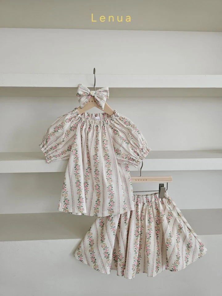 Lenua - Korean Children Fashion - #kidsshorts - Garden Flare Skirt - 4