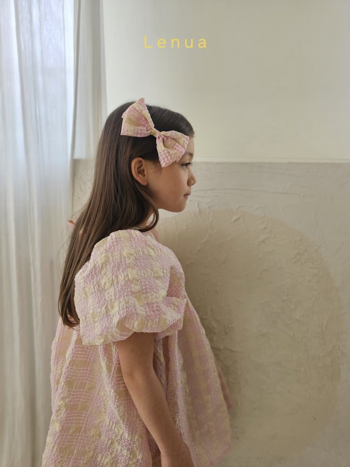 Lenua - Korean Children Fashion - #kidzfashiontrend - Shine Check Claw Clip - 6