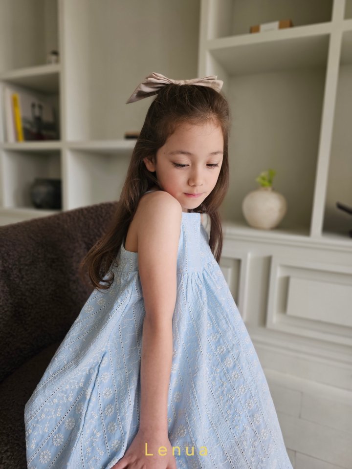 Lenua - Korean Children Fashion - #kidzfashiontrend - Erin Embroidered One-piece - 2