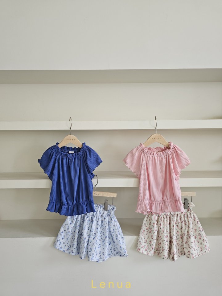 Lenua - Korean Children Fashion - #littlefashionista - Flower Culotte Pants - 9