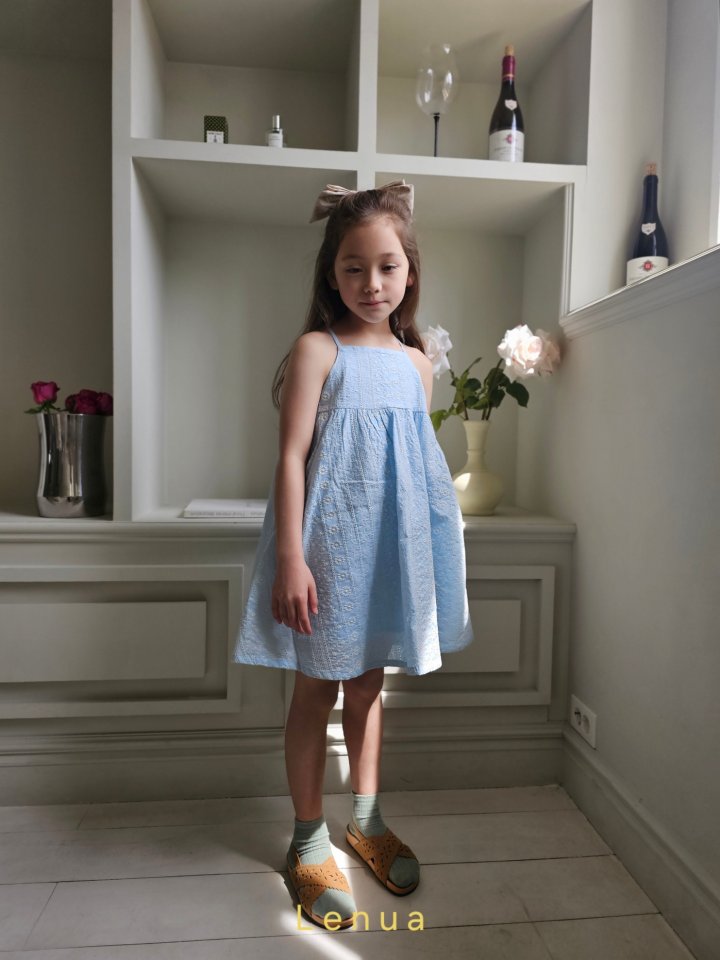 Lenua - Korean Children Fashion - #Kfashion4kids - Erin Embroidered One-piece - 4