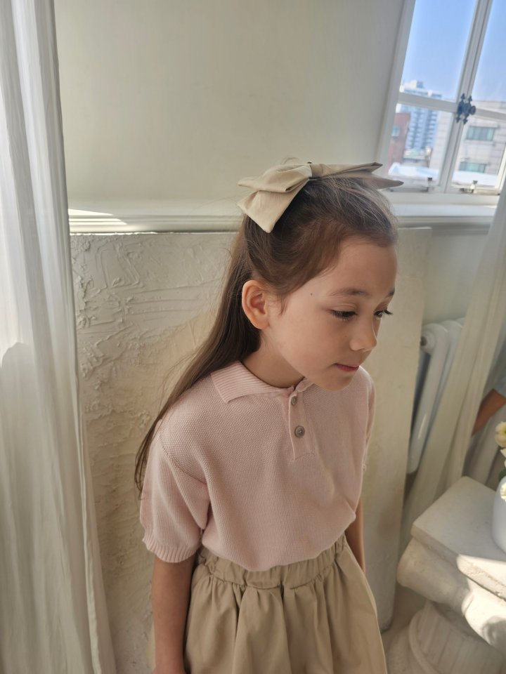 Lenua - Korean Children Fashion - #magicofchildhood - Denim Ribbon Claw Clip - 8