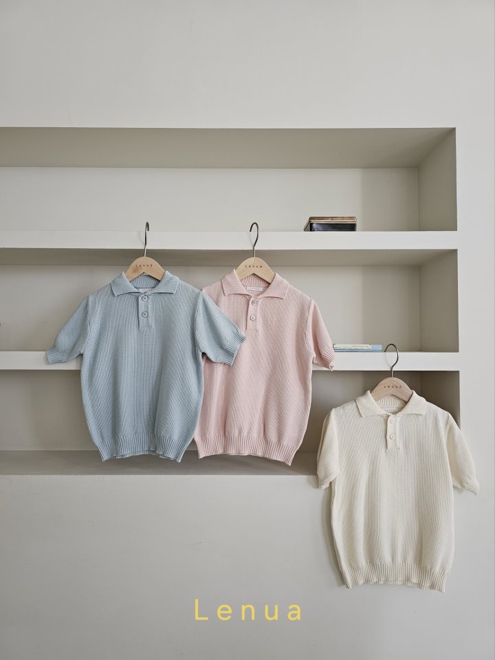 Lenua - Korean Children Fashion - #minifashionista - Raoul Collar Knit Tee - 5