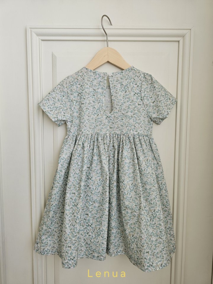 Lenua - Korean Children Fashion - #stylishchildhood - Cherry Shirred One-piece - 5