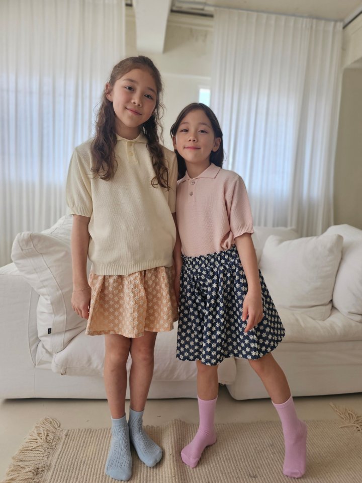 Lenua - Korean Children Fashion - #stylishchildhood - Raoul Collar Knit Tee - 9