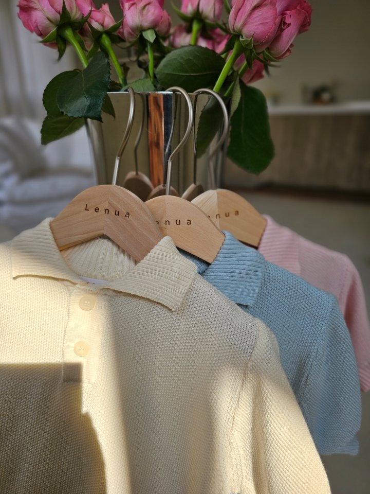 Lenua - Korean Children Fashion - #todddlerfashion - Raoul Collar Knit Tee - 7