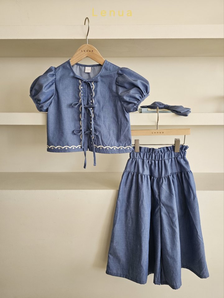 Lenua - Korean Children Fashion - #toddlerclothing - Ribbon Blouse - 6