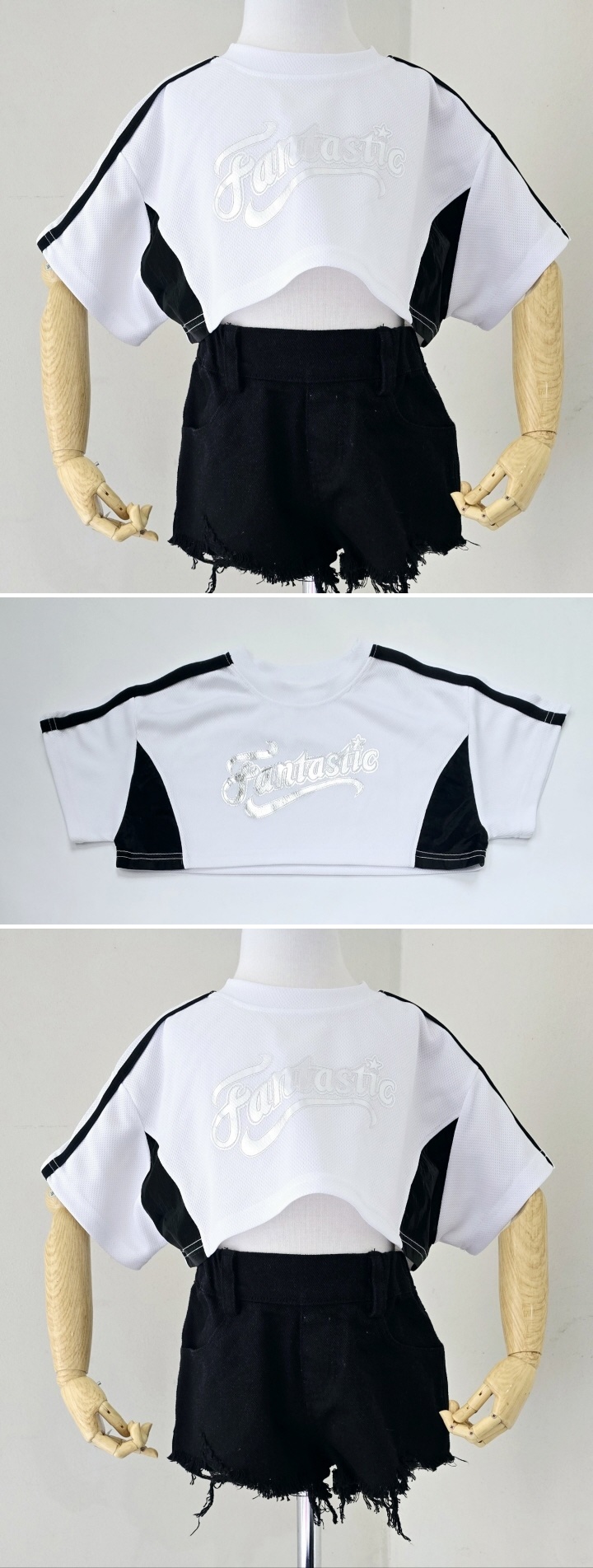 Lilas - Korean Children Fashion - #discoveringself - Angel Crop Tee 2 - 2