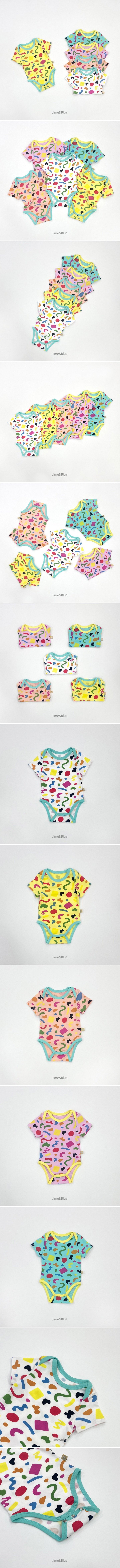 Lime & Blue - Korean Baby Fashion - #babyoutfit - Crayon Suit - 2