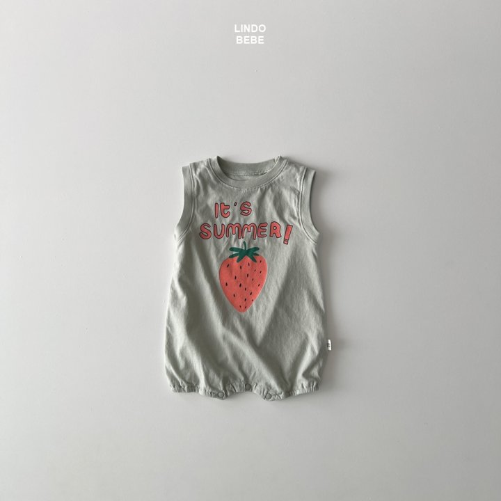 Lindo - Korean Baby Fashion - #babyboutiqueclothing - Bebe Strawberry Suit - 3