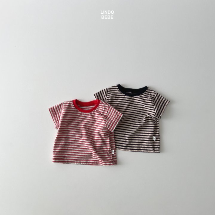 Lindo - Korean Baby Fashion - #babyboutiqueclothing - Bebe Bebe Stripe Tee