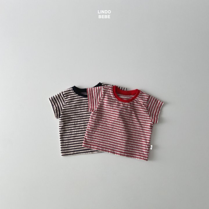 Lindo - Korean Baby Fashion - #babyfashion - Bebe Bebe Stripe Tee - 3