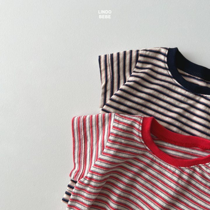 Lindo - Korean Baby Fashion - #babyfashion - Bebe Bebe Stripe Tee - 4