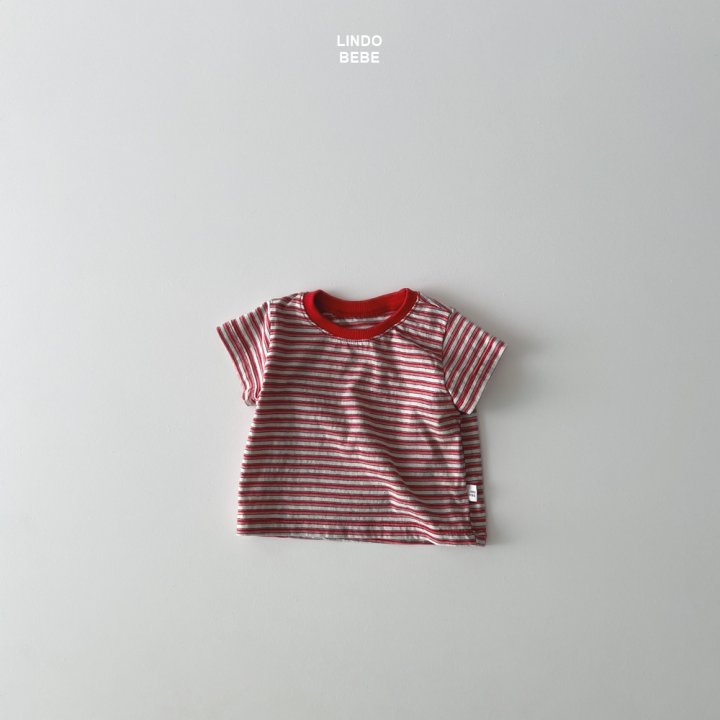 Lindo - Korean Baby Fashion - #babygirlfashion - Bebe Bebe Stripe Tee - 5