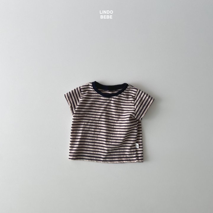 Lindo - Korean Baby Fashion - #babylifestyle - Bebe Bebe Stripe Tee - 6