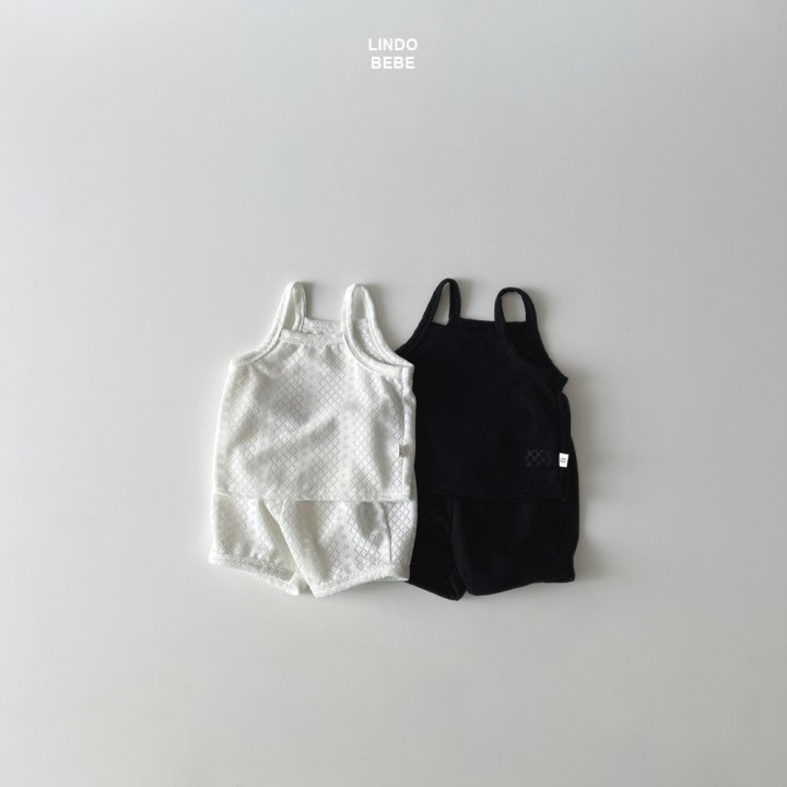 Lindo - Korean Baby Fashion - #babyoutfit - Bebe Knit Sleeveless Set