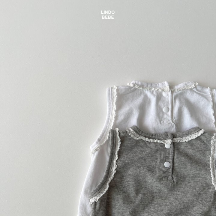 Lindo - Korean Baby Fashion - #onlinebabyshop - Bebe Mongle Lace Tee - 3