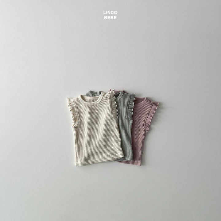 Lindo - Korean Baby Fashion - #onlinebabyshop - Bebe Ruffle Ribbed Tee - 8