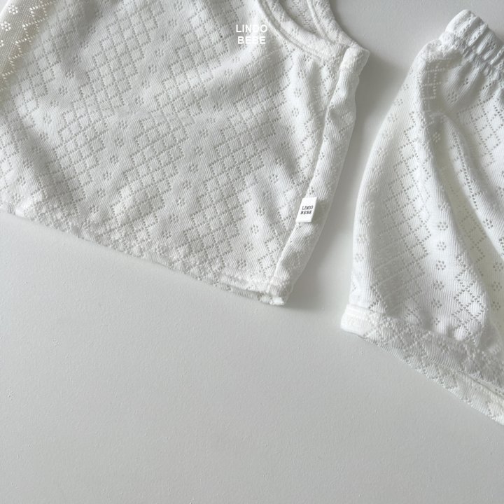 Lindo - Korean Baby Fashion - #smilingbaby - Bebe Knit Sleeveless Set - 5