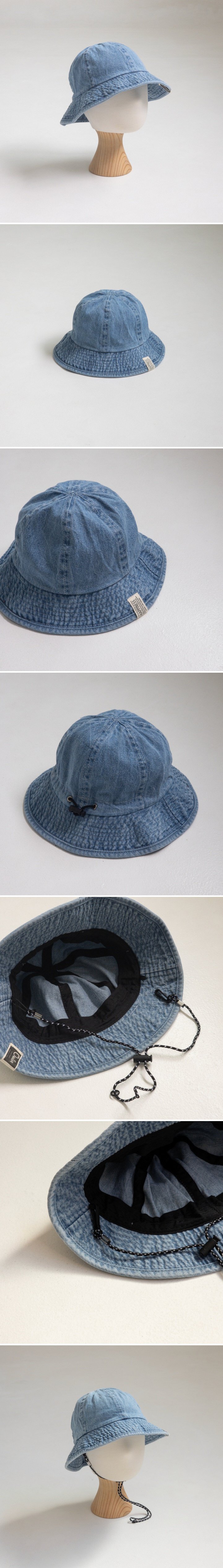 Little Hat - Korean Children Fashion - #childofig - Washed Denim Bucket Hat