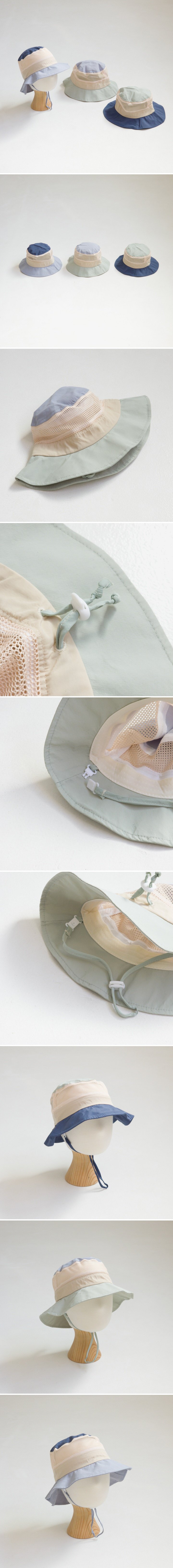 Little Hat - Korean Children Fashion - #stylishchildhood - Two-Tone Mesh Jungle Hat