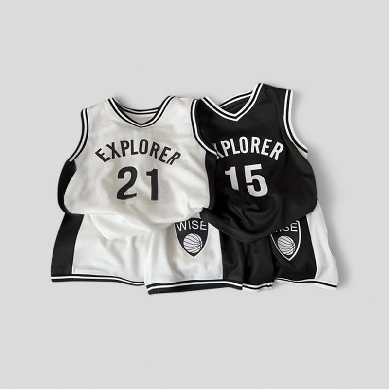 Little Rabbit - Korean Children Fashion - #kidzfashiontrend - Basketball Set - 8