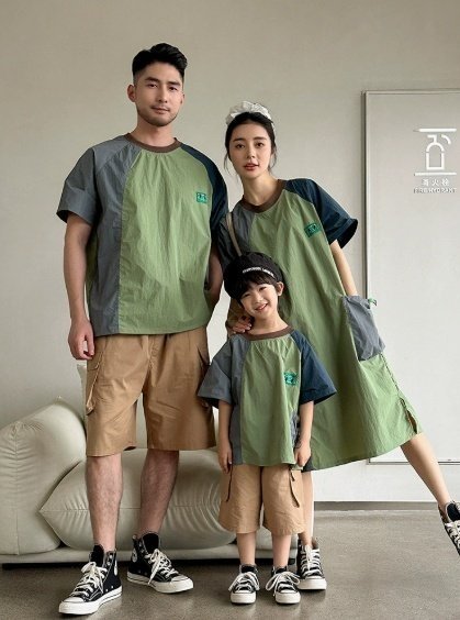 Little Rabbit - Korean Children Fashion - #magicofchildhood - Family Look Raglan One-piece (Girl)